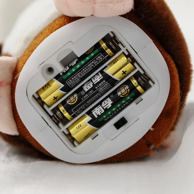 Dropshipping Promotion 16cm 18cm Talking Hamster Toys Speak Sound Repeat Stuffed Plush Electric Toys Animal Cute Hamster Toys 6