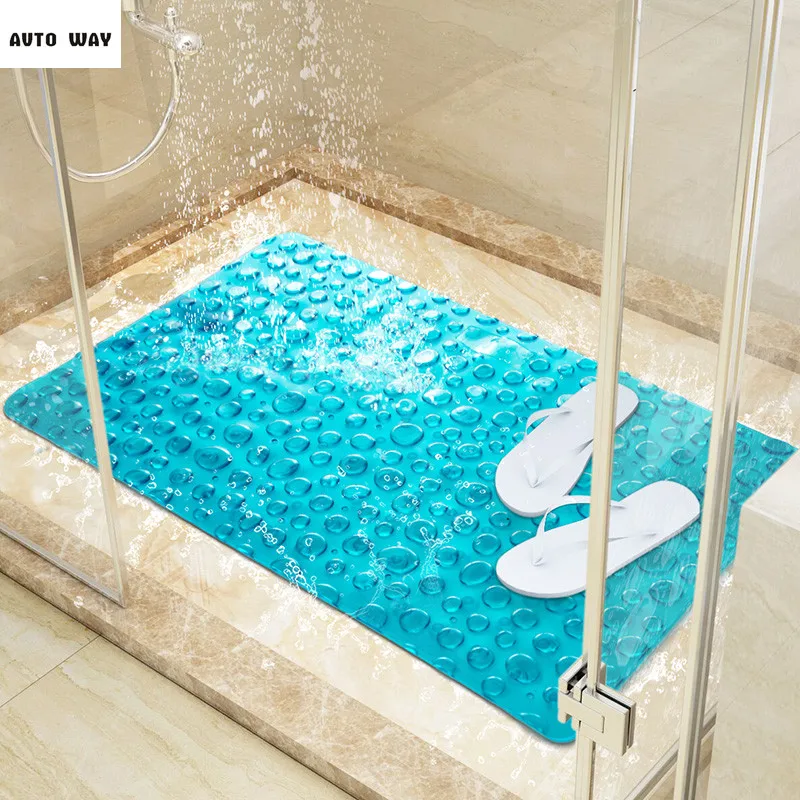 

Shower room cobblestone carpet bathroom Non-slip mat 3D floor mat PVC foot pad Waterproof carpet Children's non-slip mats