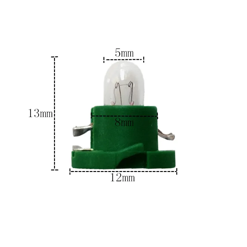 10 шт., интерьерный светильник T3, T4.2, T4.7, T5, клиновидная лампа, автомобильный инструмент, светильник, лампочки, 12 В, автомобильный светильник для стайлинга автомобиля