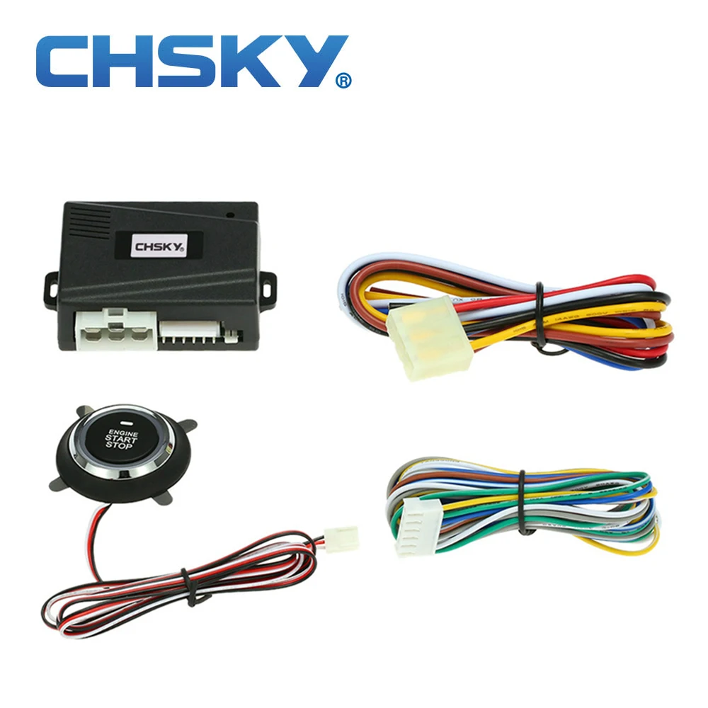 Универсальная кнопка запуска и остановки двигателя CHSKY Rfid автомобиля
