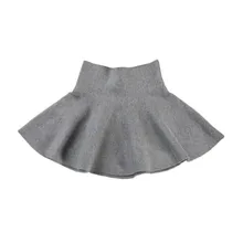 Юбка для маленьких девочек; Весна-Осень г.; жаккардовые вязаные юбки принцессы с зонтиком для девочек; Детская короткая юбка для От 3 до 14 лет