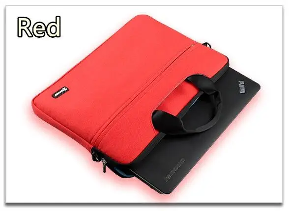 Новая брендовая сумка-мессенджер для ноутбука 11,", 13,3", 1", 15,6" сумка-чехол для Macbook Air Pro 1" Сумка, Прямая поставка - Цвет: Красный
