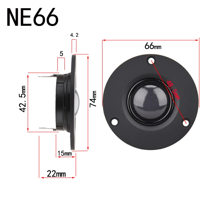 Динамик HIFIDIY LIVE 2 5 ~ 3 дюйма мощный неодимовый магнит шелковая мембрана 6 Ом 30 Вт