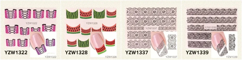 YWK 1 лист DIY дизайнерские переводные наклейки для ногтей/водные наклейки для ногтей/наклейки для ногтей s аксессуары(YZW-149
