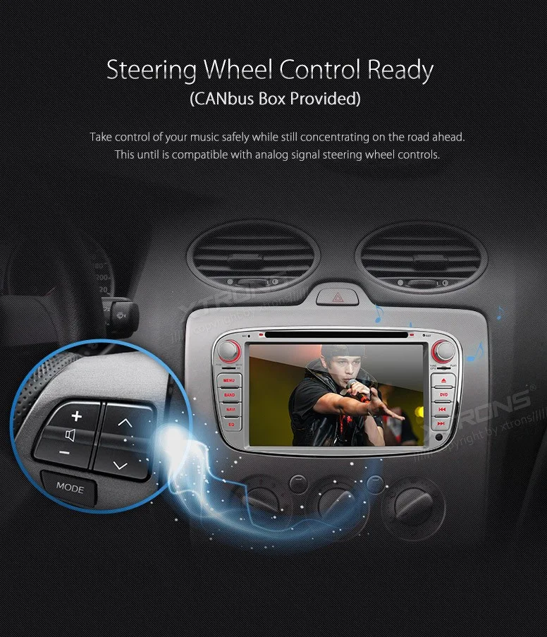 Sale 7" HD Radio 2 din Stereo Car DVD Player GPS For Ford Kuga 2008 2009 2010 2011 2012/Galaxy II Focus II Mondeo C-Max S-Max 6