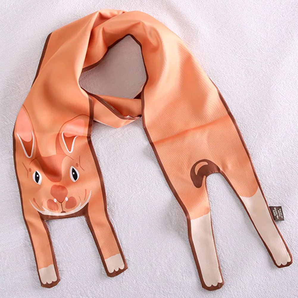 Сумка шарф Шелковый Тонкий RFID Блокировка животных Collocation уникальный дизайн