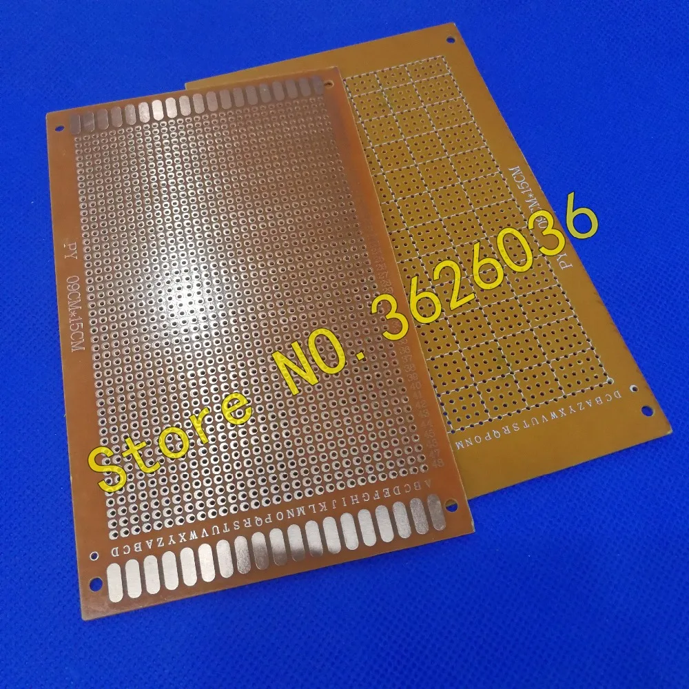 2 шт. 9x15 см 9*15 DIY Прототип бумаги PCB Универсальный Эксперимент Матрица печатной