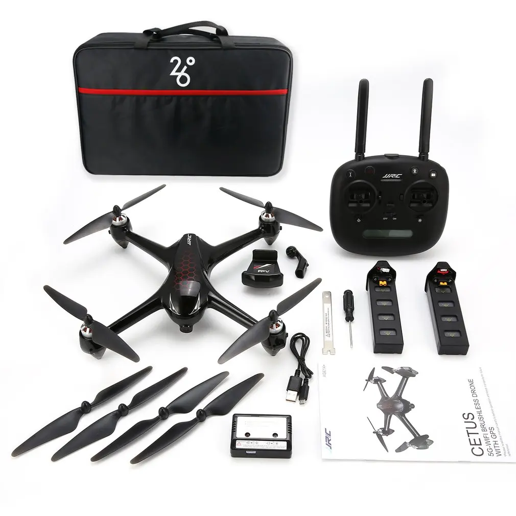 

JJR/C X8 RC Helicopter 2.4G Brushless Motor RC Drone With 5G WiFi FPV 1080P HD Camera GPS Quadcopter Double/Three Batteries