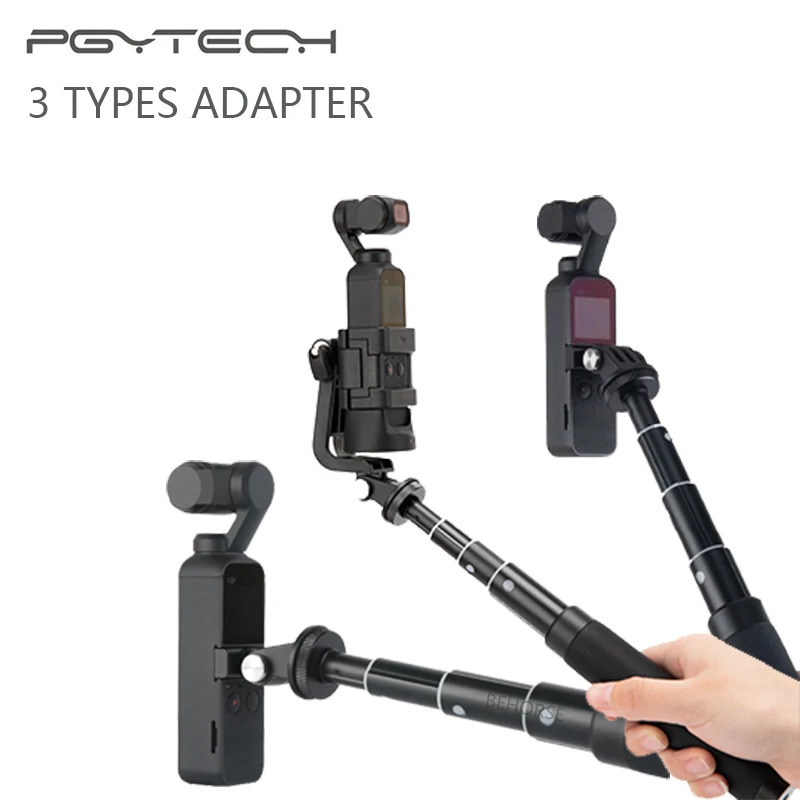 PGYTECH DJI Osmo Pocket L кронштейн + 1/4 винт адаптер Универсальный костюм из трех предметов
