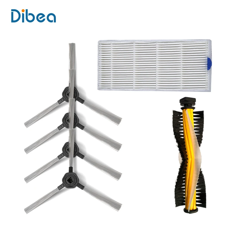

Side Brush, Hepa Filter and Rotating Brush Promotion Dibea D960 Vacuum Cleaner Parts