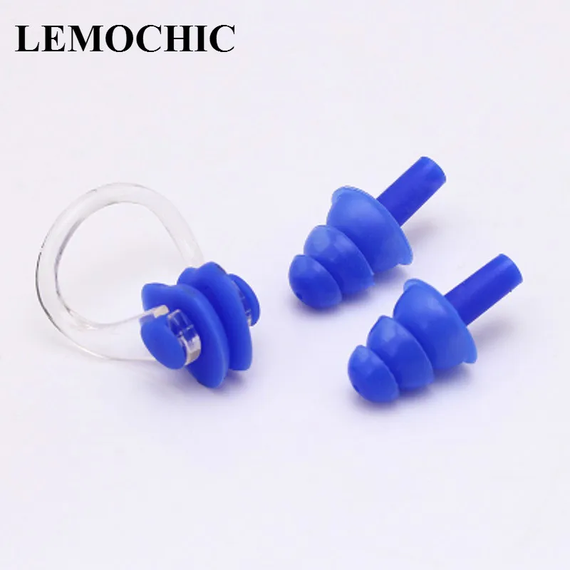 swimming nose clip earplugs adult children High quality professional