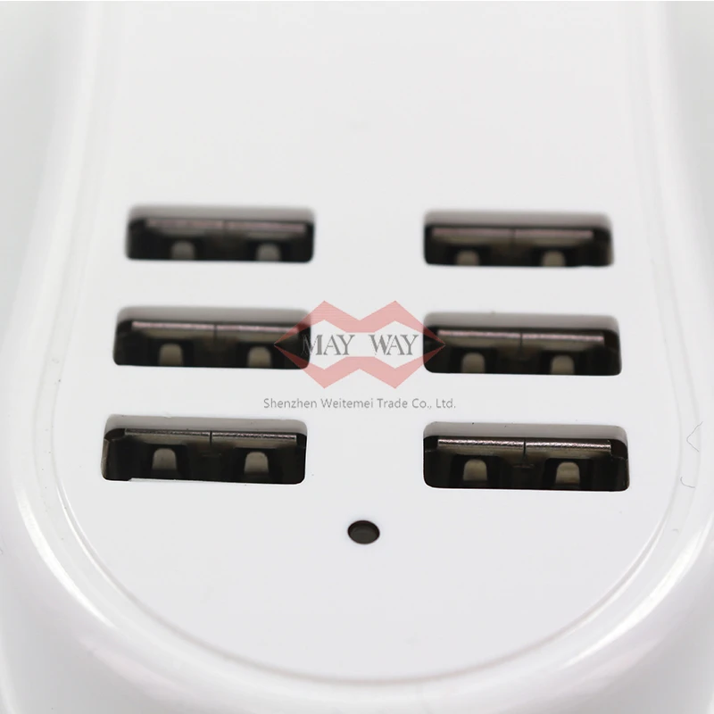 Удлинитель с 6 usb портами для быстрой зарядки Универсальное портативное зарядное
