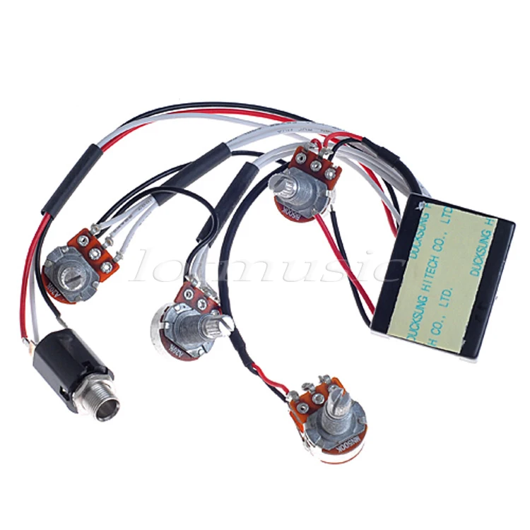 Skup Belcat 2 pasmowy aktywny obwód przedwzmacniacza EQ do odbioru basów 1 głośność 2 tonowe garnki