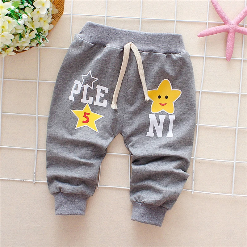 Boys Pants Trousers Newborn Baby Girl Boy Cartoon Letter Printed Casual Pants Sports Trousers Summer Pants For Girls V15# (19)