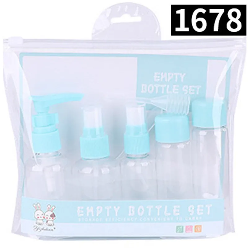 8 шт./компл. 2 Цвет путешествия прозрачных бутылок комплект пластмассовый распылитель для духов, маленький мини-пустой Заправляемый спрей бутылки аксессуары - Цвет: 4
