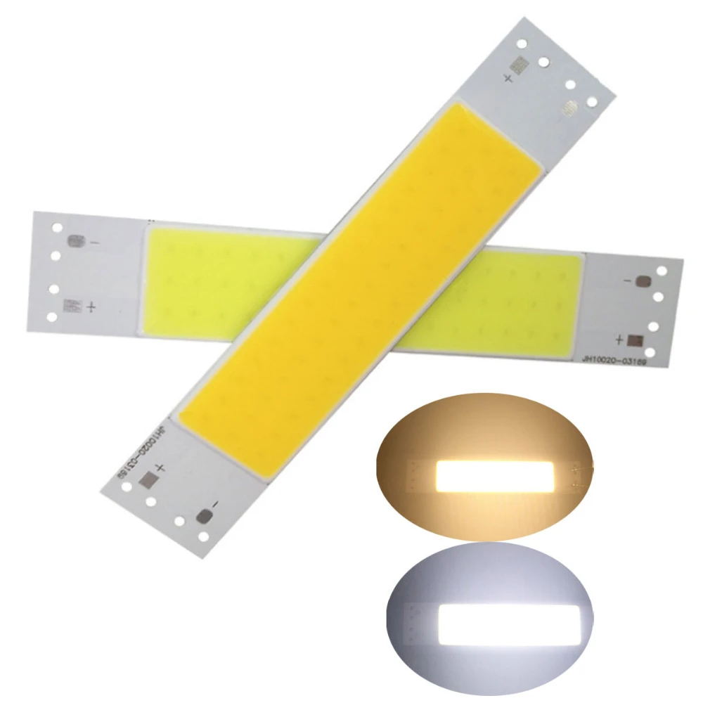 120 20mm Led Cob Strip Module Light Source Lamp 500ma 9 11v Dc 5w Chip Led Bulb Warm White 2700k Cold White 6000k Light Beads Aliexpress