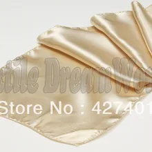 Шампань 1" x 108" атласный настольный бегун Свадебные украшения/вечерние украшения/Свадебные украшения для вечеринок