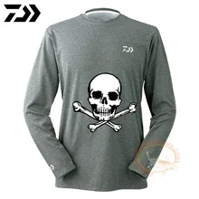 Новая летняя мужская рыболовная рубашка Daiwa дышащая гигроскопичность быстросохнущая анти-УФ одежда для рыбалки XS-5XL для верховой езды Джерси