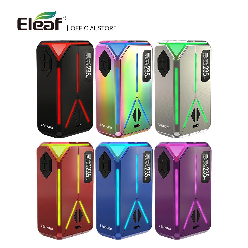 Original Eleaf Lexicon Mod 235W max Support ELLO Duro Atomizer 6.5ml Electronic Cigarette Vape