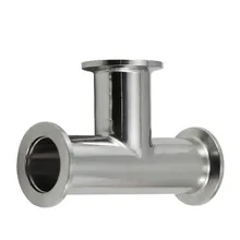 304 нержавеющая сталь KF вакуумный крепежный Тройник