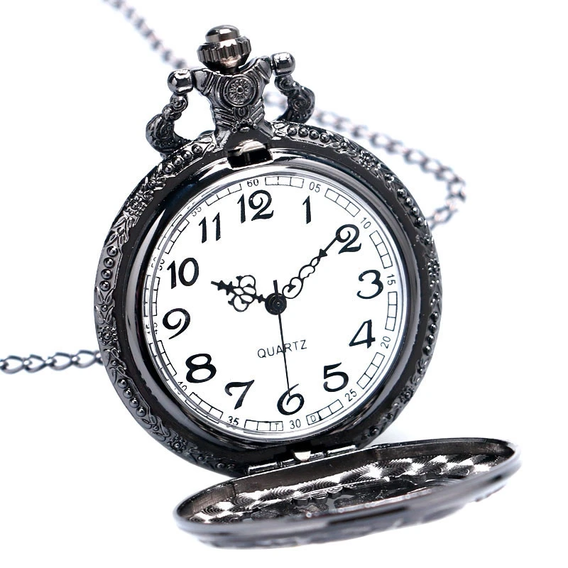 Dad Gifts Series Retro DAD Quartz Pocket Watch Casual Necklace Pendant Antique Style Steampunk Men Chain Watch Father's Day Gift2018 (15)
