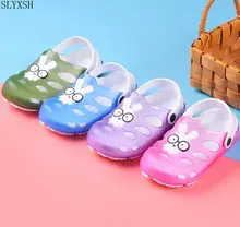 2017 New Summer Children Shoes Girls Boys Slippers Cute Cartoon Comfortable Fashion Kids Sandals Anti-Slip Home Baby Beach Shoes