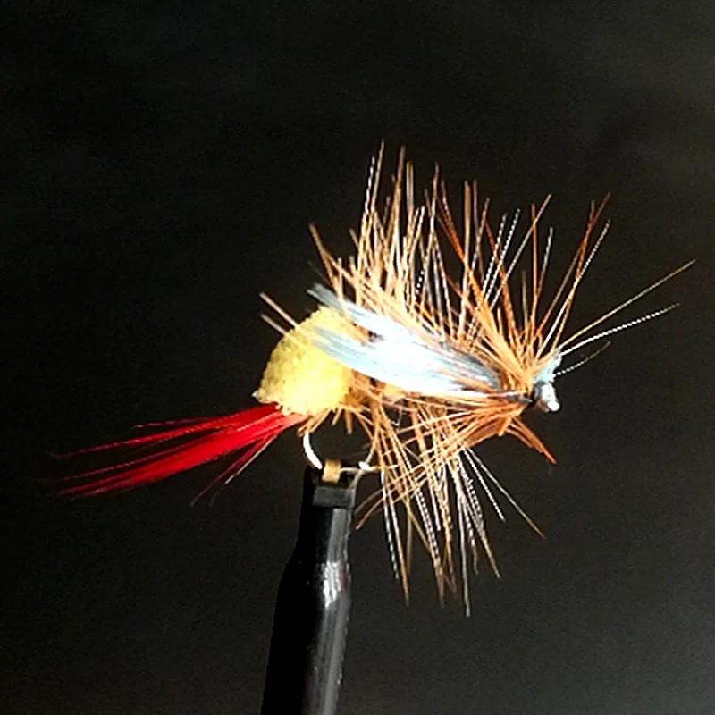 KKWEZVA 20pcs Fishing Lure Butter fly Insects Style Salmon Flies Trout