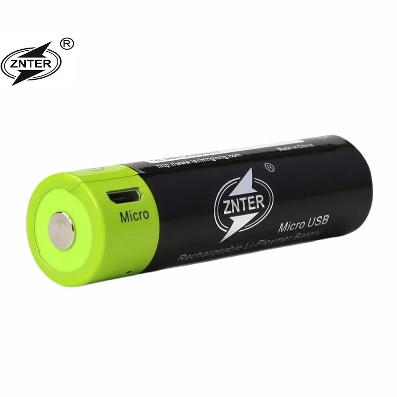 Аккумуляторная батарея ZNTER 18650 3 7 В 2 А 1500 мА · ч зарядка через USB литиевые