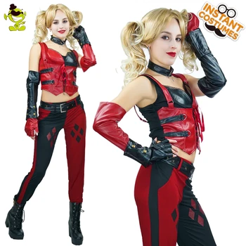 

Women' Sexy Dreamy Jester Costume Carnival Party Cool Clown Girl Cosplay Fancy Dress Adult Hot Dreamy Jester Cosplay Outfits