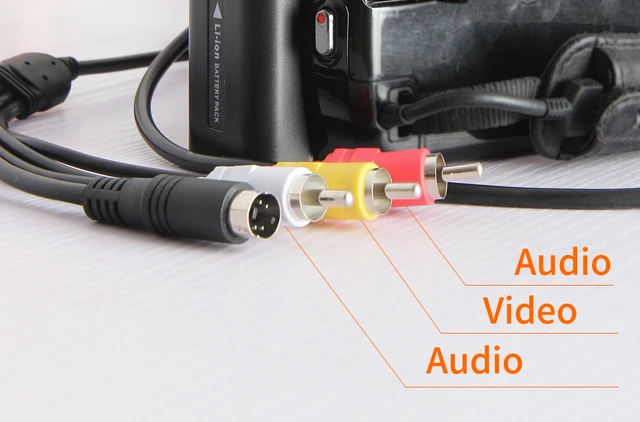 CAVO/CAVO/CAVO USCITA TV Audio Video AV A/V Per ... - IT - Foto 5