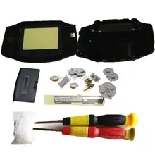 Лидер продаж; черные Цвет ЗАМЕНА КОРПУСА подходит для Boy Advance оболочки с Пластик Экран объектива, пригодный для GameboyAdvance W/отвертки