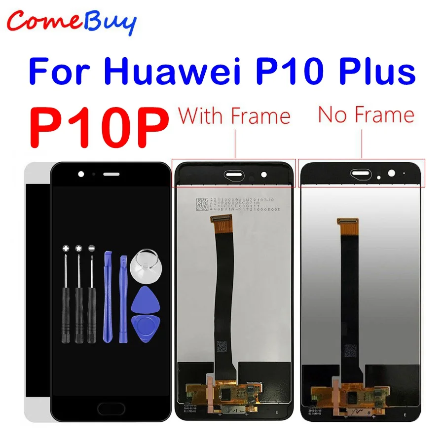 Huawei P10 Plus LCD Display Touch Screen Digitizer Assembly For Huawei ...
