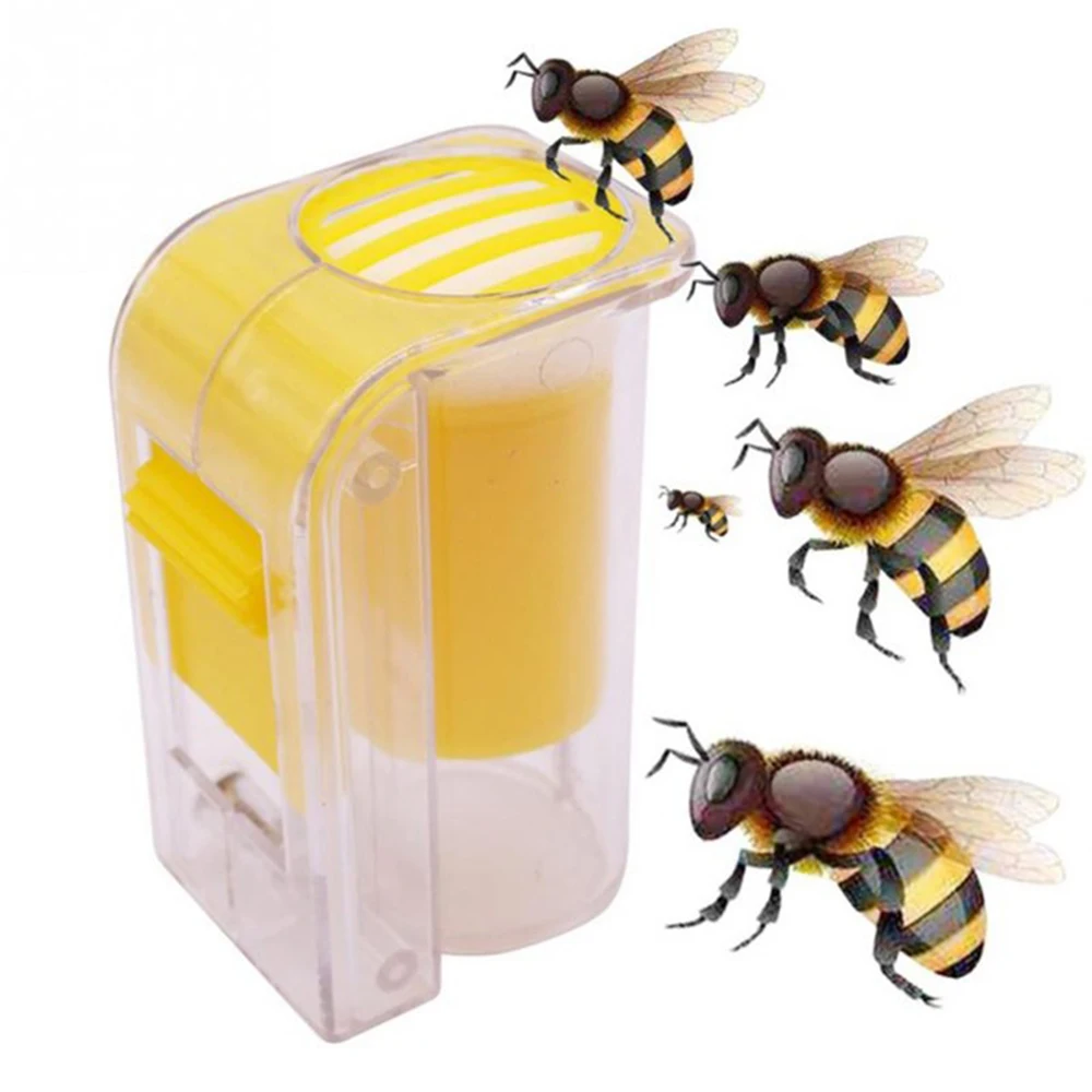 Пластиковая пчелиная матка, маркировочный Ловец с одной рукой, маркер для бутылки, Плунжер, плюшевый пчеловод, инструмент, садовый пчеловод, королева, ловушка для пчел
