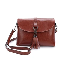 Женские сумки из натуральной кожи с кисточками, модные сумки через плечо, женская маленькая сумка-мессенджер, сумка-тоут, женская сумка