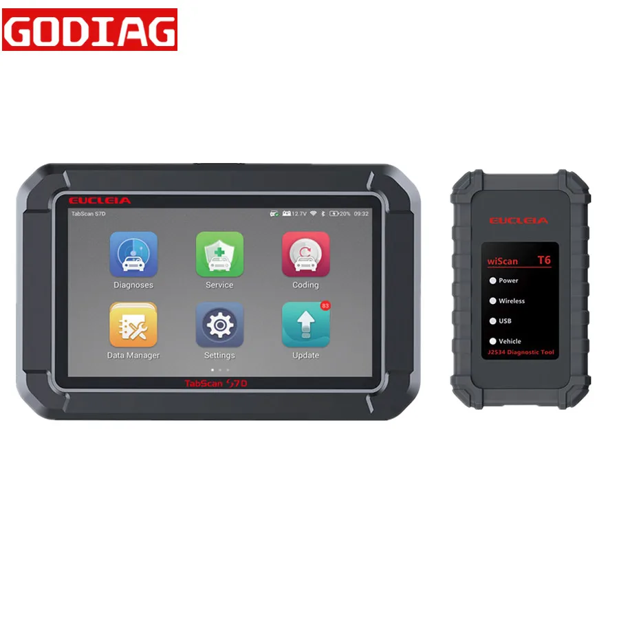 

EUCLEIA TabScan S7D Auto Intelligent Dual-mode Diagnostic System TabScan S7D Auto Diangostic Tool