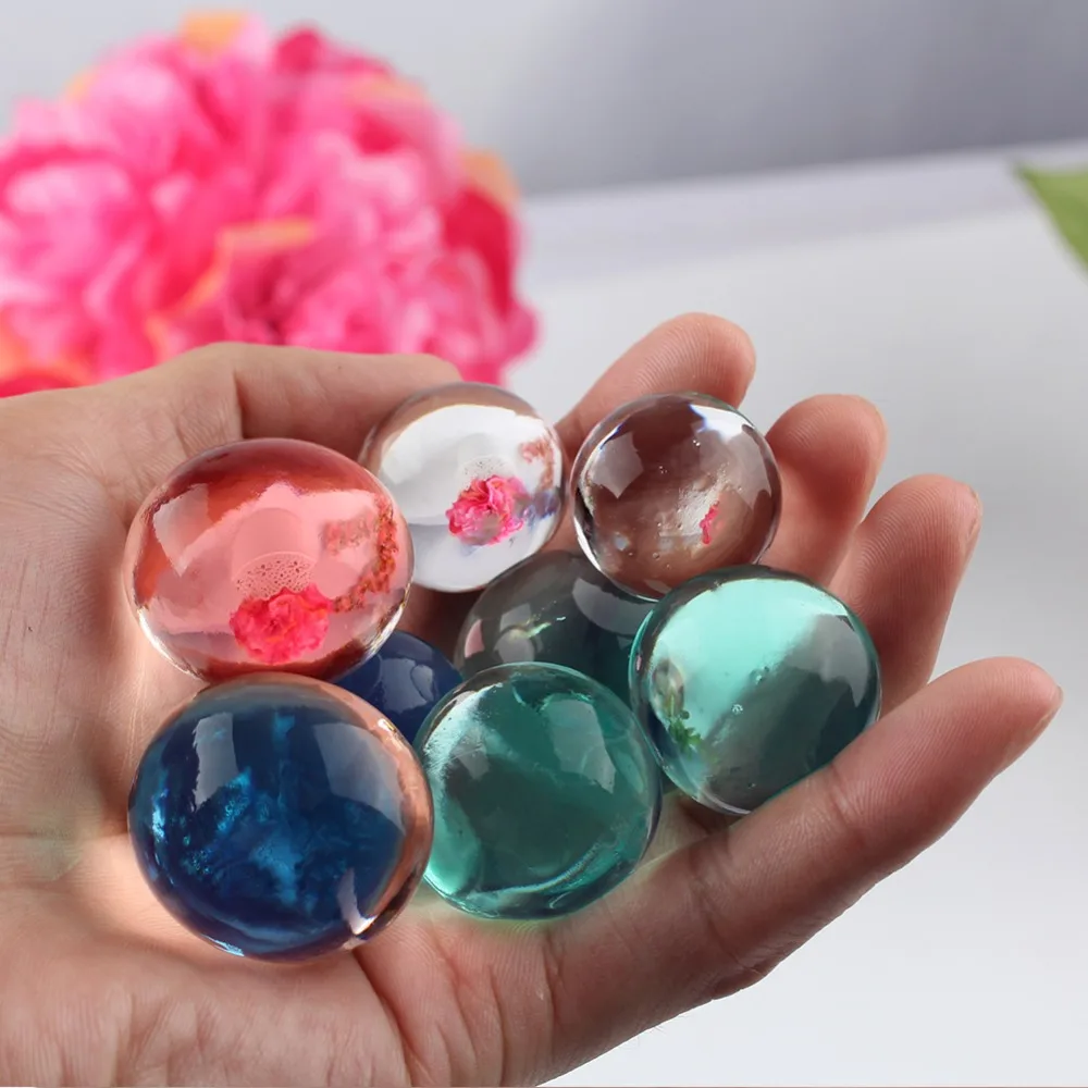

50g/lot Orbiz Balls Growing in Water Transparent Big Crystal Soil Water Beads Mud Grow Magic Jelly Ball Wedding Home Decoration