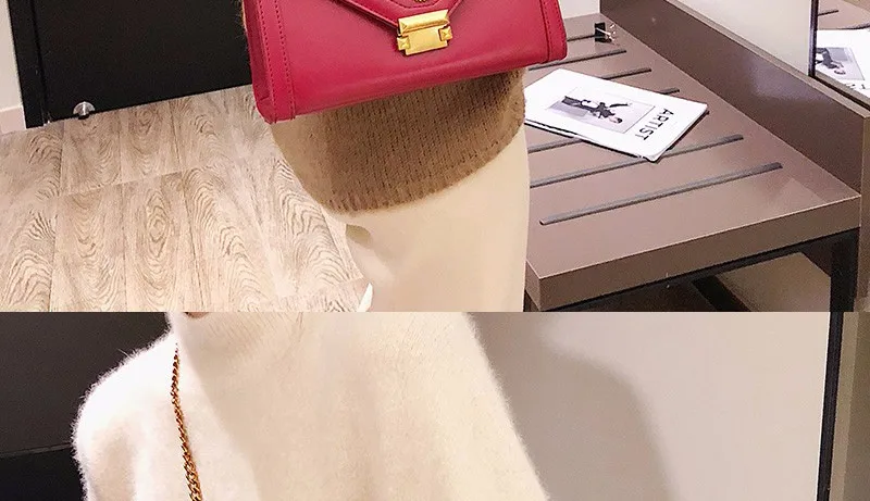 luxury women bag female shoulder bag Ladies messenger bags with rivet_16
