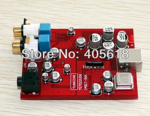 TE7022 + CS4398 OPA2132 24bit 96K USB DAC плата с выходом усилителя для наушников | Обустройство