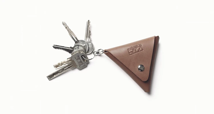 foldable leather coin purse