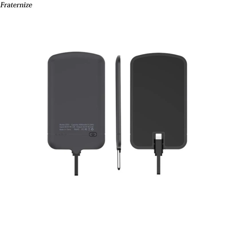 Goedkoop Universele Batterij Oplader Voor iphone X 7 8 6 6 s Plus 5 s Samsung Xiaomi Huawei Oneplus Sony power Bank Externe Batterij Case