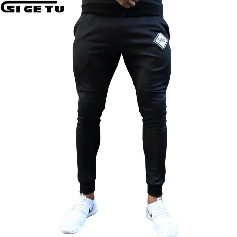 

2018 New Arrival Men's Running Training Pants Sportswear Men Elastic Breathable Sport Pants Slim Sports Wear
