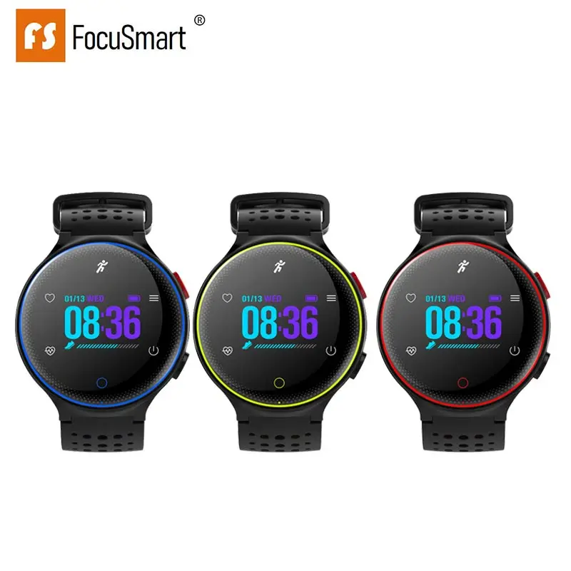 

FocuSmart 2019 X2 Heart Rate Monitor Smart Watch Blood Pressure IP68 Waterproof Smartwatch Activity Tracker Fitness Wristband