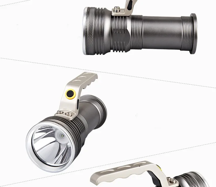 Anjoet Q5 светодиодный фонарик, лампа для кемпинга, лампа для шахтера, лампа для подземных работ+ 18650 батарея+ зарядное устройство