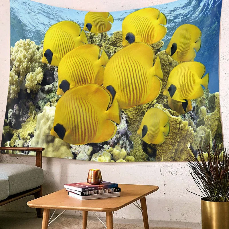 3D-Fish-Tapestry-Wall-Hanging-Bohemian-Beach-Towel-Polyester-Thin-Blanket-Yoga-Shawl-Mat-Blanket-Picnic (3)