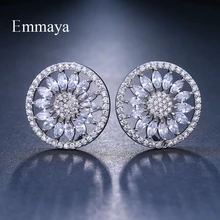 Роскошь emmaya циркониевые серьги аксессуары персонализированные модные женские мед летний подарок свадьба