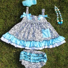 Новорожденные одежда для девочки комплекты для маленьких девочек с оборками полосы зебры качели топы, штаны и распашонки свободное платье