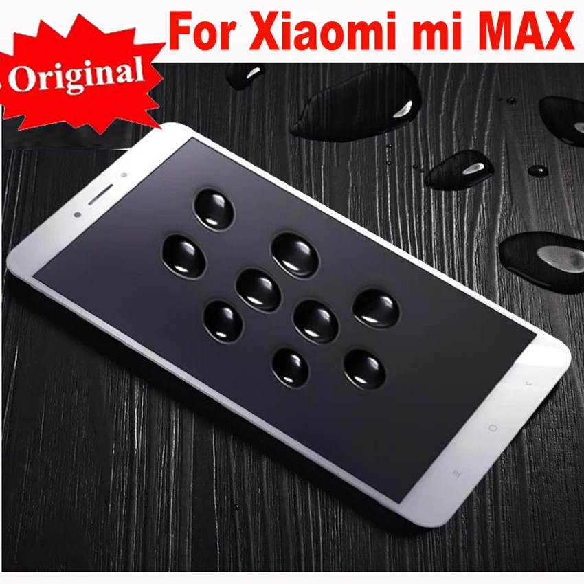 

Original LCD Display Touch Screen Digitizer Assembly Sensor with Frame For Xiaomi Mi Max Max1 Phone Glass Panel Parts 6.44Inch