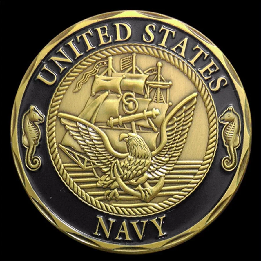 NEW U.S. Navy Shellback Crossing the Line Challenge Coin (7)