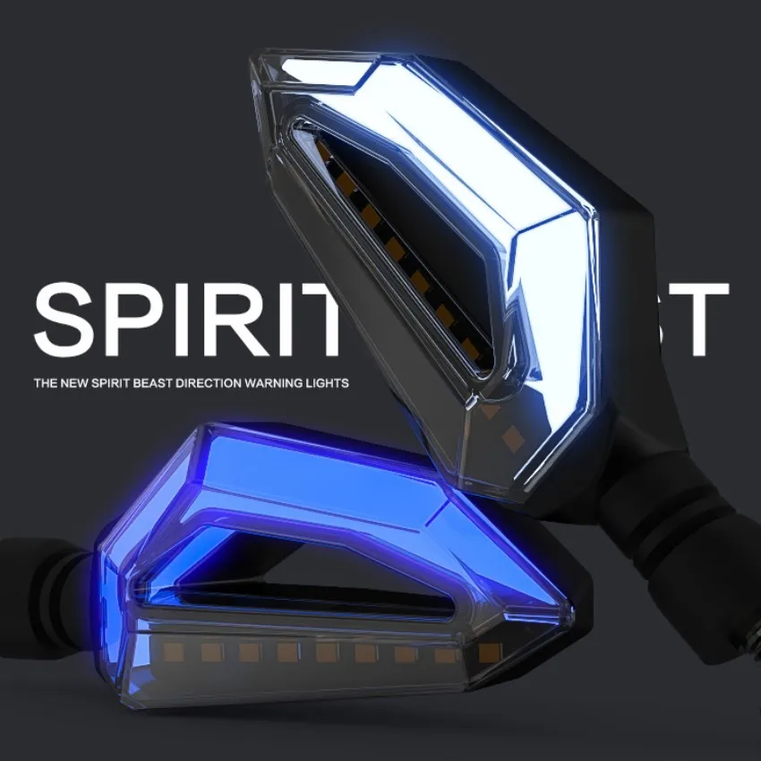 

Spirit Beast motorcycle modified lighting led turning signals daytime light + yellow turning 2pcs/lot 12V L10