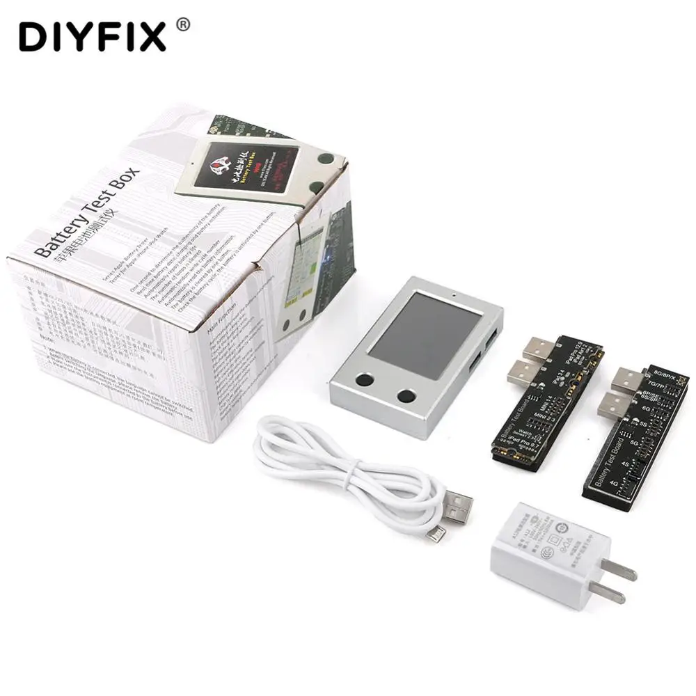 Тестер Аккумуляторов DIYFIX для iPhone X 8 8P 7 7P 6 6P 6S 6SP 5 4 iWatch S1 S2 iPad проверка